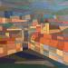 A series of 6 paintings with views of the city of Ivano-Frankivsk