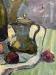 Still life with fruits and utensils