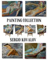 Series of paintings "Nude Nature" (2024)