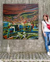 Favelas (140x140 cm)